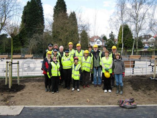 Splash tree planting April 16, 2010